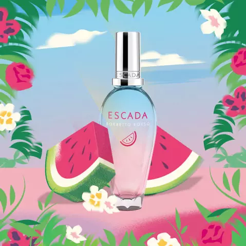 Escada Perfumery (47 Foto): Review Perfume, Perempuan dan Pria Air Toilette, Deskripsi Aromas Moon Sparkle untuk Pria, Sorbetto Rosso dan lainnya, Ulasan 25302_37
