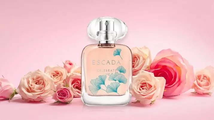 Escada Perfumery（47枚の写真）：香水のレビュー、女性と男性のトイレの水、男性のための輝きの香りの説明、ソルベットロッソなどのレビュー 25302_42