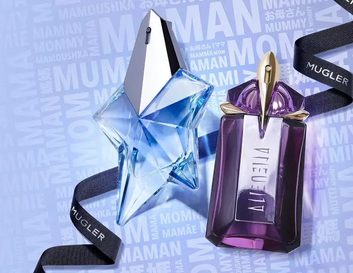 I-Perfume Mugler: I-Perfume Angel kanye neCologne, i-Alien Eau de Parfum namanye amanzi okugqoka, ama-cologne e-Aromas Cologne andiza awela kude 25304_8