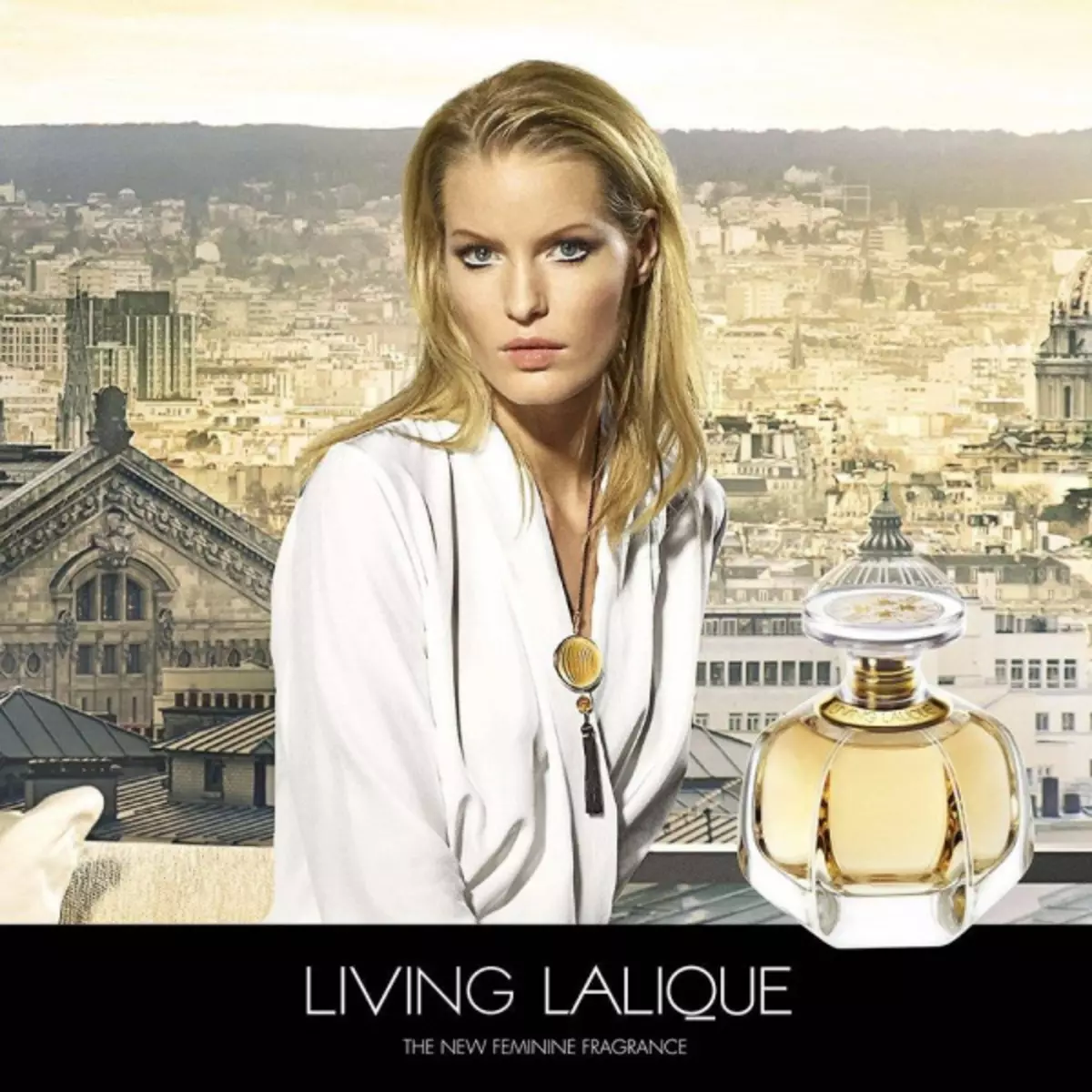 Perfume Lalique: Female bîhnxweş, Amethyst û L'amour, Satine, Soleil û Living, Fruits du mouvement 1977 û Perles de Lalique, nirxandin 25307_6