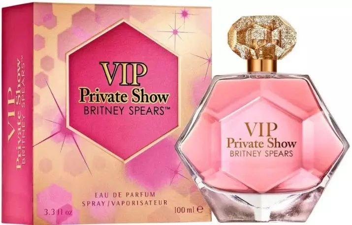 Perfuy Britney Spears: perfume e auga de baño, fantasía, fantasía de medianoite e outros sabores da marca 25313_19