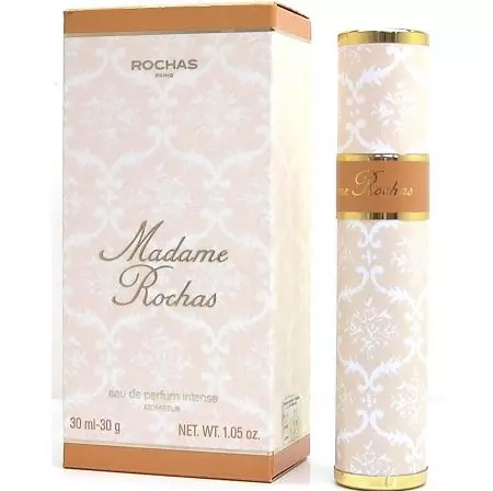 Rochas Parfümerie (33 Fotoen): Parfumerie Madame Rochas, Joffer Rochas an MyStere de Rochas, Perfu Rochas Femme an aner in 25314_25