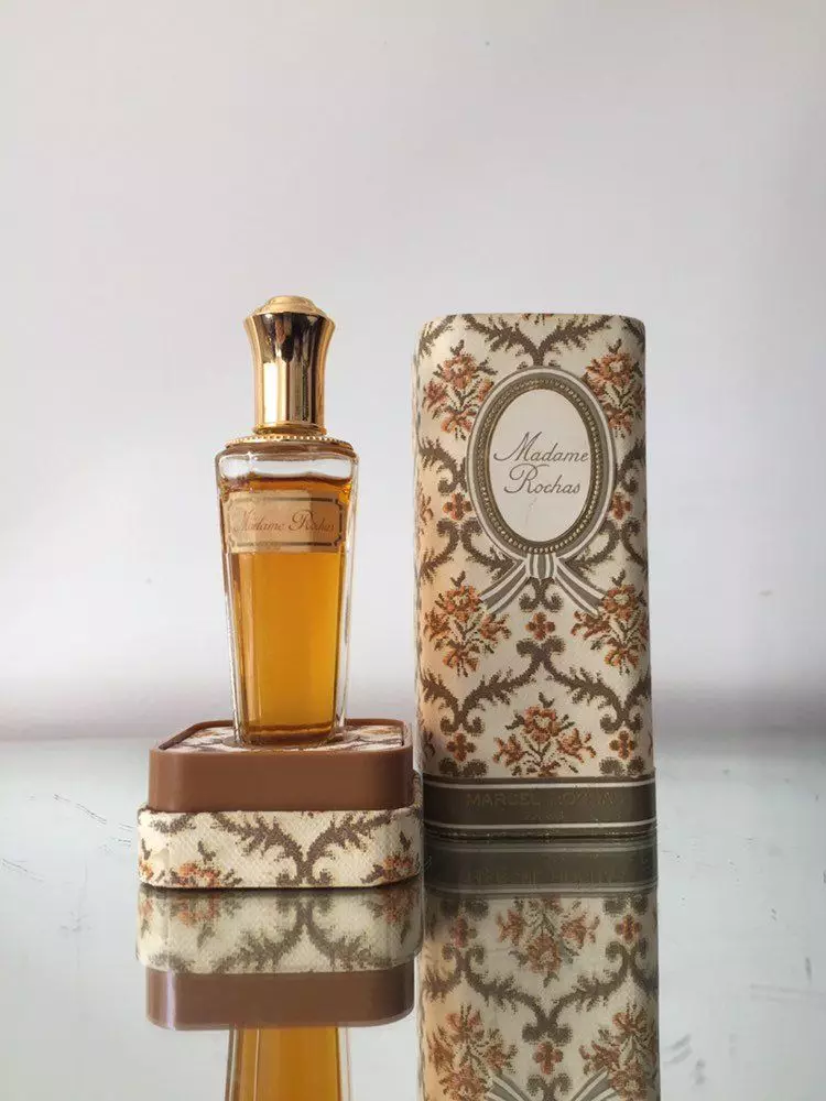 Rochas perfumery (33 Poto): Sermum Perblate Rochas, Mademoiselle Rochas sareng mistere de Rochas 25314_7