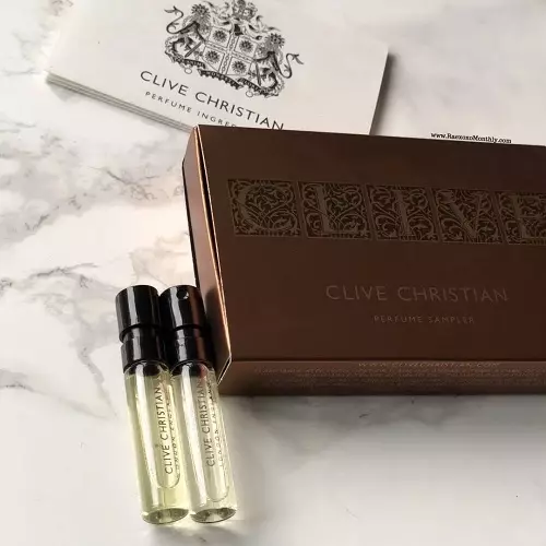 Parfume Clive Christian: Parfum i grave dhe burrave, uji i tualetit dhe koloni për burrat, Clive Christian 1872 dhe aromat e tjera 25317_4
