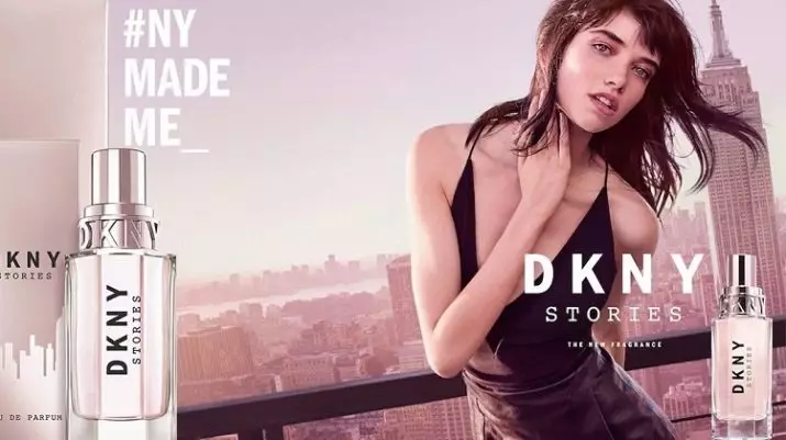 Dkny Perfume (picha 24): Perfume na maji ya choo kwa namna ya apple ya kijani, ladha ya kike kuwa ladha, hadithi za eau de toilette na manukato mengine kutoka Donna Karan 25330_16