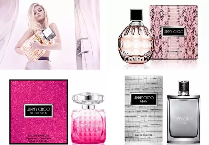 I-Perfume Jimmy Choo (Izithombe ezingama-27): Amakha amakhaya namanzi wabesifazane, aqhakaza kanye nezimbali, umkhuhlane kanye nezinye izinambitha, ukubuyekezwa 25337_2