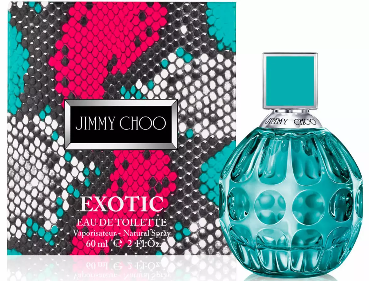 Օծանելիք Jimmy Choo (27 լուսանկար). Օծանելիք եւ կանանց զուգարան ջուր, ծաղկող եւ ծաղկեփնջեր, տենդ եւ այլ համեմունքներ, ակնարկներ 25337_4