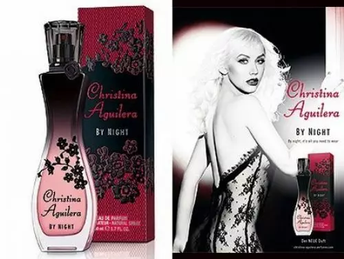 Perfume de Christina Aguilera (27 fotos): perfume y agua de inodoro, por noche y otros sabores, descripción de productos de perfumería femenina 25346_11