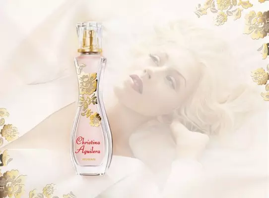 Christina Aguilera Parfüm (27 fotoğraf): Parfüm ve tuvalet suyu, gece ve diğer tatlar, kadın parfümeri ürünlerinin açıklaması 25346_2