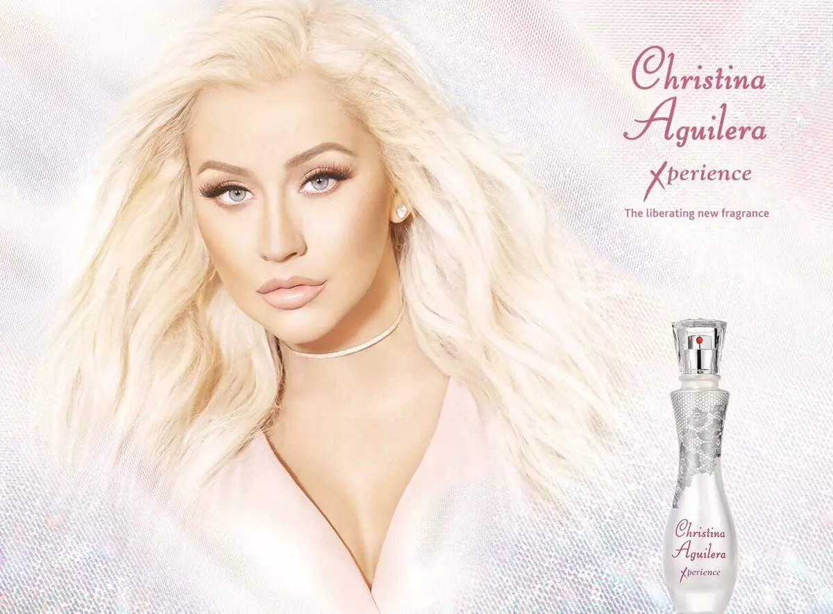 Christina Aguilera parfum (27 foto's): parfum en toilet water, 's nachts en andere smaken, beschrijving van vrouwelijke parfumerieproducten 25346_3