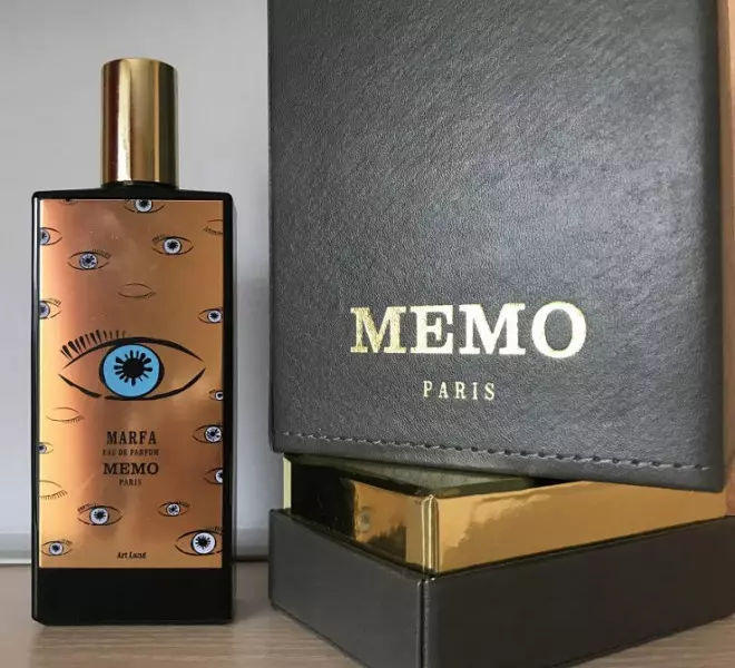 Parfume memo Paris: Parfume, Marfa og fransk læder, irsk læder og indle, Kedu og andre, beskrivelse af parfume vand og anmeldelser 25350_3