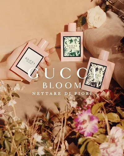 Perfumery Gucci (40 foto): Minyak Wangi lan Tukang Kayu, Flora dening Gucci lan Rush 2, Guilty pour Femme And Bamboo 25357_4