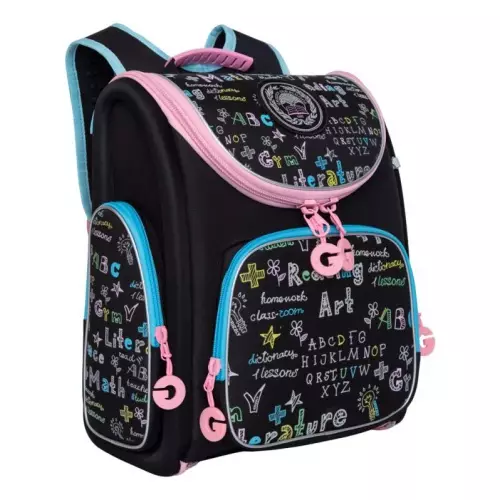 그리즐리 배낭 : 첫 번째 학년 및 신발, 청소년, 분홍색 및 검정, 회색 및 기타 여성 모델의 가방을위한 학교 정형 레인저스 2537_28