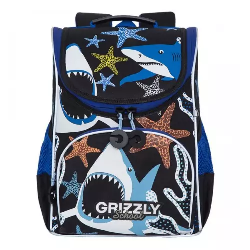 Grizzly Backpacks: Orthopedic Rangers foar earste grader en mei tas foar skuon, jeugd, roze en swart, griis en oare frouljusmodellen 2537_47