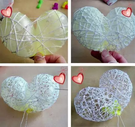 Падалка «Серце»: сердечко своїми руками з паперу для дітей. Як зробити саморобку у вигляді серця з кульок і інших матеріалів? 25380_17