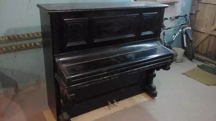 Bagaimana untuk membongkar piano? Pembongkaran piano untuk digunakan dengan tangan mereka sendiri pada logam sekerap di rumah. Bagaimana untuk membongkar piano lama di bahagian untuk dibuang? 25407_17