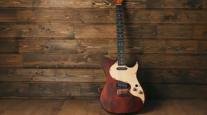 代表吉他：地板吉他架，電吉他和聲學型號的支架，木材在牆上和其他牆上的固定 25438_4