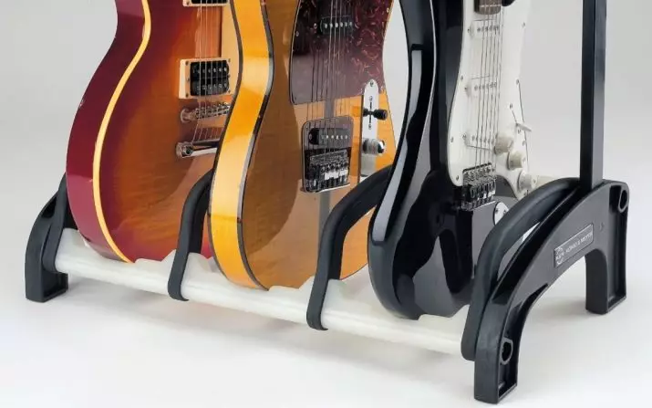 代表吉他：地板吉他架，電吉他和聲學型號的支架，木材在牆上和其他牆上的固定 25438_9