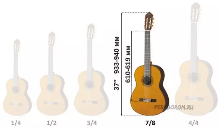 兒童吉他（49張）：如何為6-7歲的兒童選擇真正的吉他和青少年的初學者10年？帶有字符串和其他型號的聲學吉他 25439_18