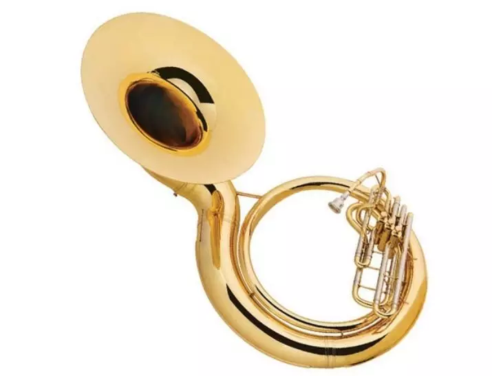 ISuzafon: Incazelo ye-Musical Brass Tool, lapho isetshenziswa khona 25443_5