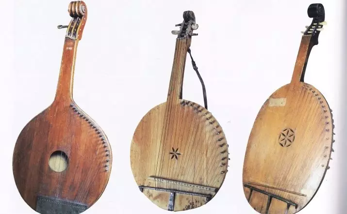 COBZA (16 foto's): Hoeveel snaren hebben een muziekinstrument? Hoe klinkt het 12-string Oekraïense Bandura-geluid? 25465_14