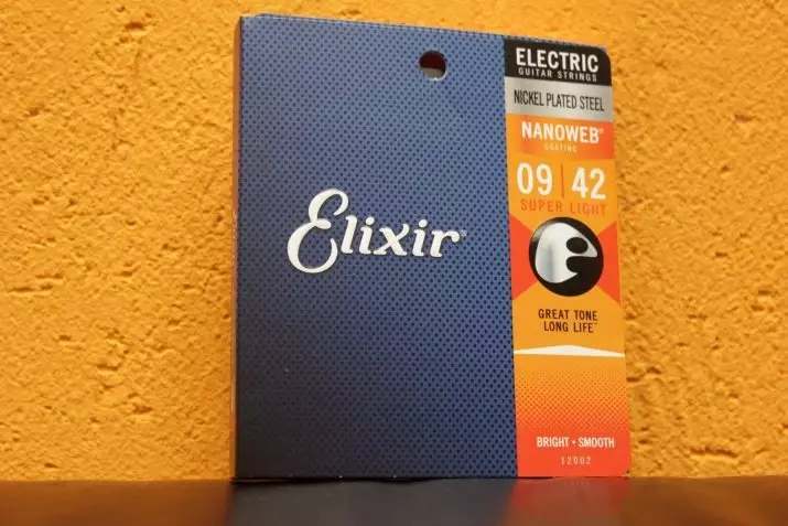 Elixir स्ट्रिंग्स: ध्वनिक गिटार और इलेक्ट्रिक गिटार, Elixir 11152 के लिए, 12/53 कैलिबर और अन्य के साथ। गिटार के लिए क्या चुनना है? 25473_19