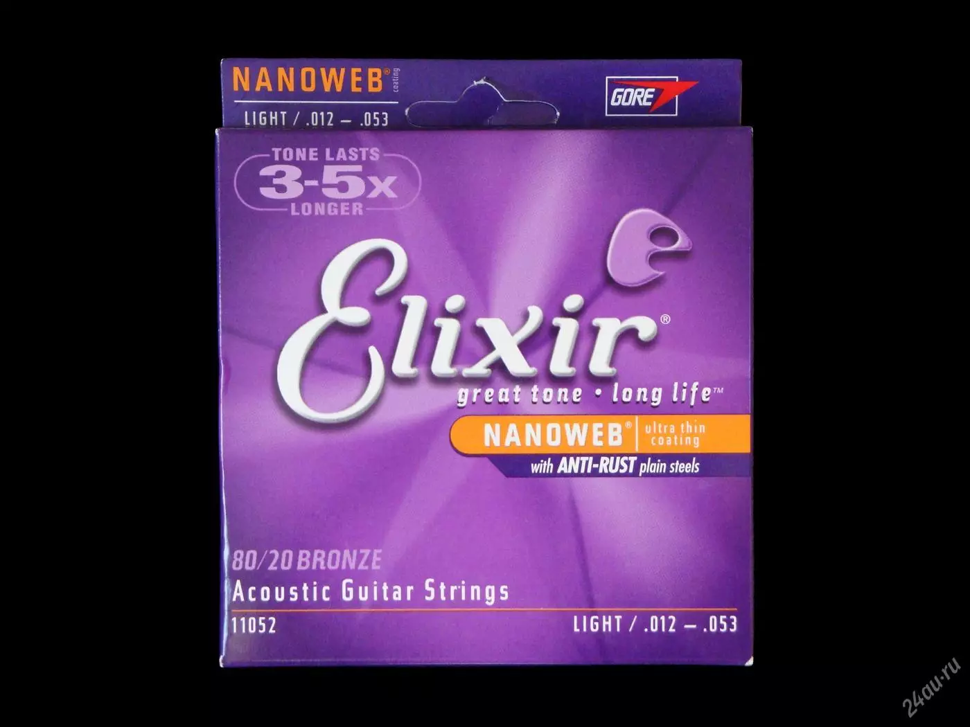 Elixir Strings: สำหรับกีตาร์อะคูสติกและกีตาร์ไฟฟ้า Elixir 11152 ที่มีความสามารถ 12/53 และอื่น ๆ สตริงอะไรที่จะเลือกกีตาร์? 25473_9