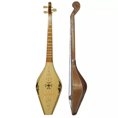 Pandouri: instrumento musical de Georgia, tipos de cadea Pedgles de Balalak georgiano, configuración e xogo 25489_5