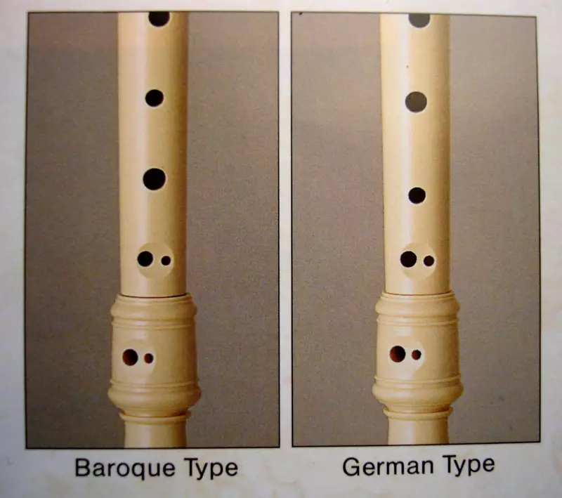 Блоктау (35 фотосурет): флейтадан айырмашылықтар. Сопрано және Альто, тенор және блоктық пульпалардың басқа түрлері, олар үшін, неміс және барокко жүйелері 25500_14