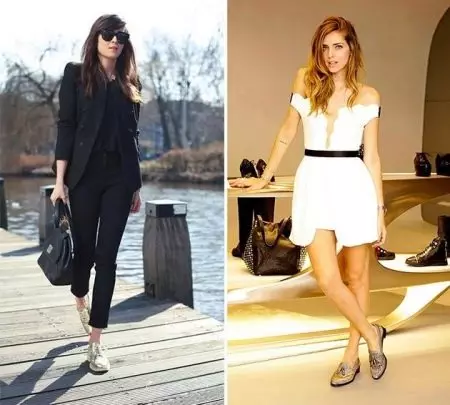 Zapatos sen talón (75 fotos): Modelos femininos nunha sola plana e sólida de 2021, como son chamados, pulmóns e zapatos 2550_68