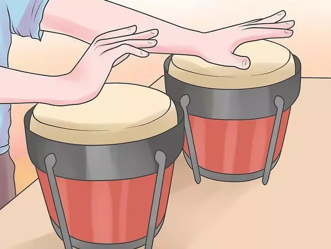 Bongo Drums (16 foto): in quale paese appaiono lo strumento di impatto musicale? Disegno e Gioco di attrezzature 25512_12