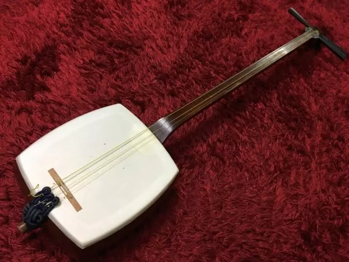 Simisen: Game op de Japanse drie-snaar luit met een lange nek, snijplug muziekinstrument Tsugaru-Dzijisan en andere soorten 25513_15