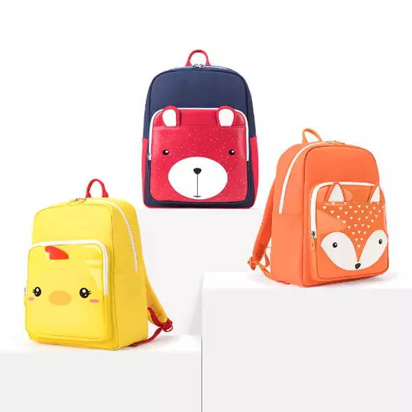 School Backpacks Xiaomi: Bakpokar barna fyrir skólabörn Xiaomi Mi Rabbit Mitu og aðrar bæklunarmyndir fyrir skóla 2551_6