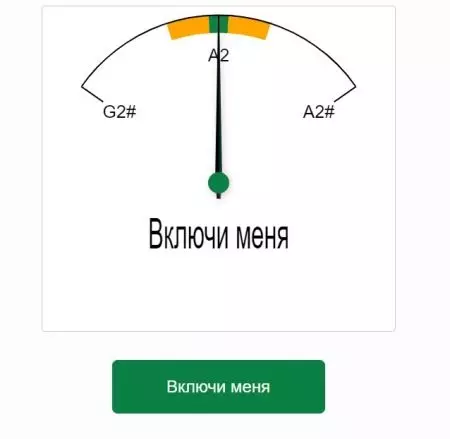 Mete gita a nan mikwofòn la: 6- ak 7-fisèl, sèvi ak sentonizè a ak pwogram nan telefòn nan pou acoustic ak yon lòt gita 25526_3