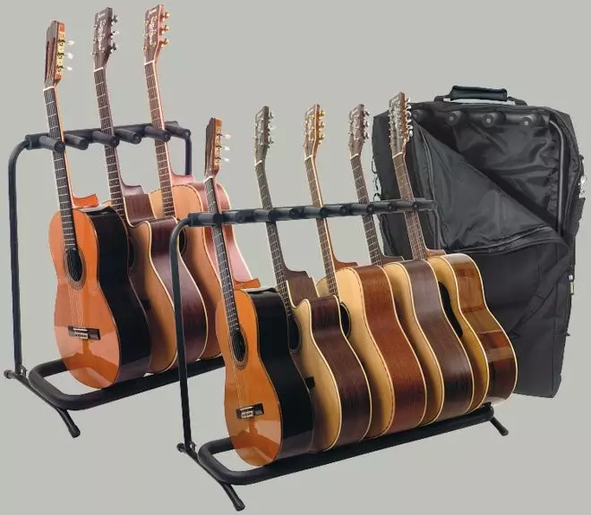 ギターのホルダー：壁に取り付け、壁は自分の手を囲みます。ブラケットにギターをハングアップする方法は？ベースギターとアコースティックのモデル 25540_9