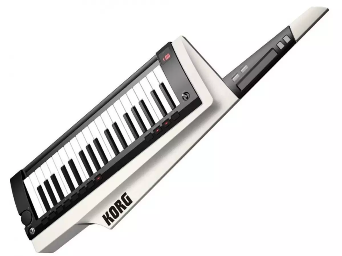 A billentyűzet: egy gyűjtemény szintetizátor, kulcstartó, billentyűzet gitár és más nevek. A kézműves zongora gitár jellemzői a rockzene számára 25549_13