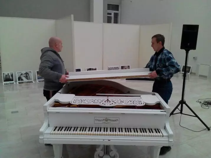 Gaadiidka Piano: Sidee loo qaadaa piano iyo piano? Suurtagal ma tahay in la kala saaro gaadiid naftaada? Baakadaha Qalabka 25557_23