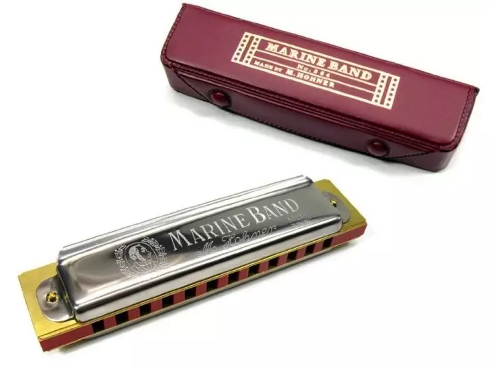 Lifting harmonica (43 mga larawan): mga uri. Paano pumili ng instrumento sa musika para sa mga nagsisimula? Diatonic Harmonic ng Richter System at iba pa 25558_17