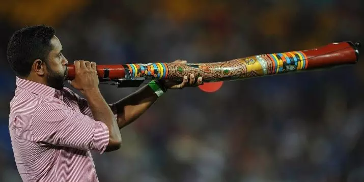 Didgerida (26 slike): kako igrati mesinga glazbeni instrument, a šta je to? Zvuk, moderna muzika na australijskom dudu 25560_23