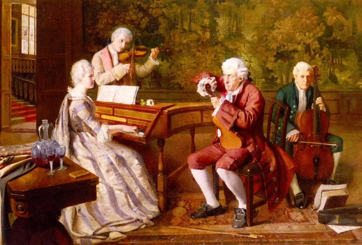 Клавесин и скрипка. Клавесин в Англии. Йозеф Гайдн картина. Иоганн Себастьян Бах клавесин. Струнный квартет Гайдна.