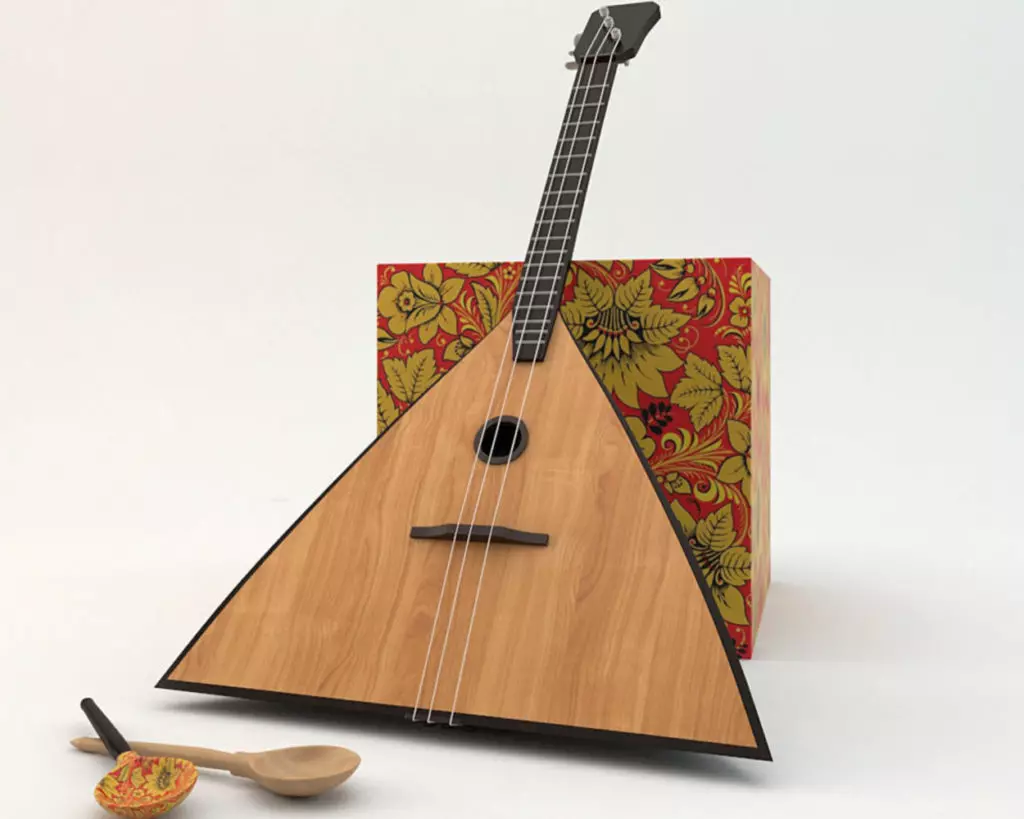 Balalaika Prima (12 장의 사진) : 발라 락, 문자열 및 크기, 특성을위한 스트로이 (Stroy) 및 스탠드. 어떻게 구성하고 얼마나 많은 것인가? 커버 25588_4