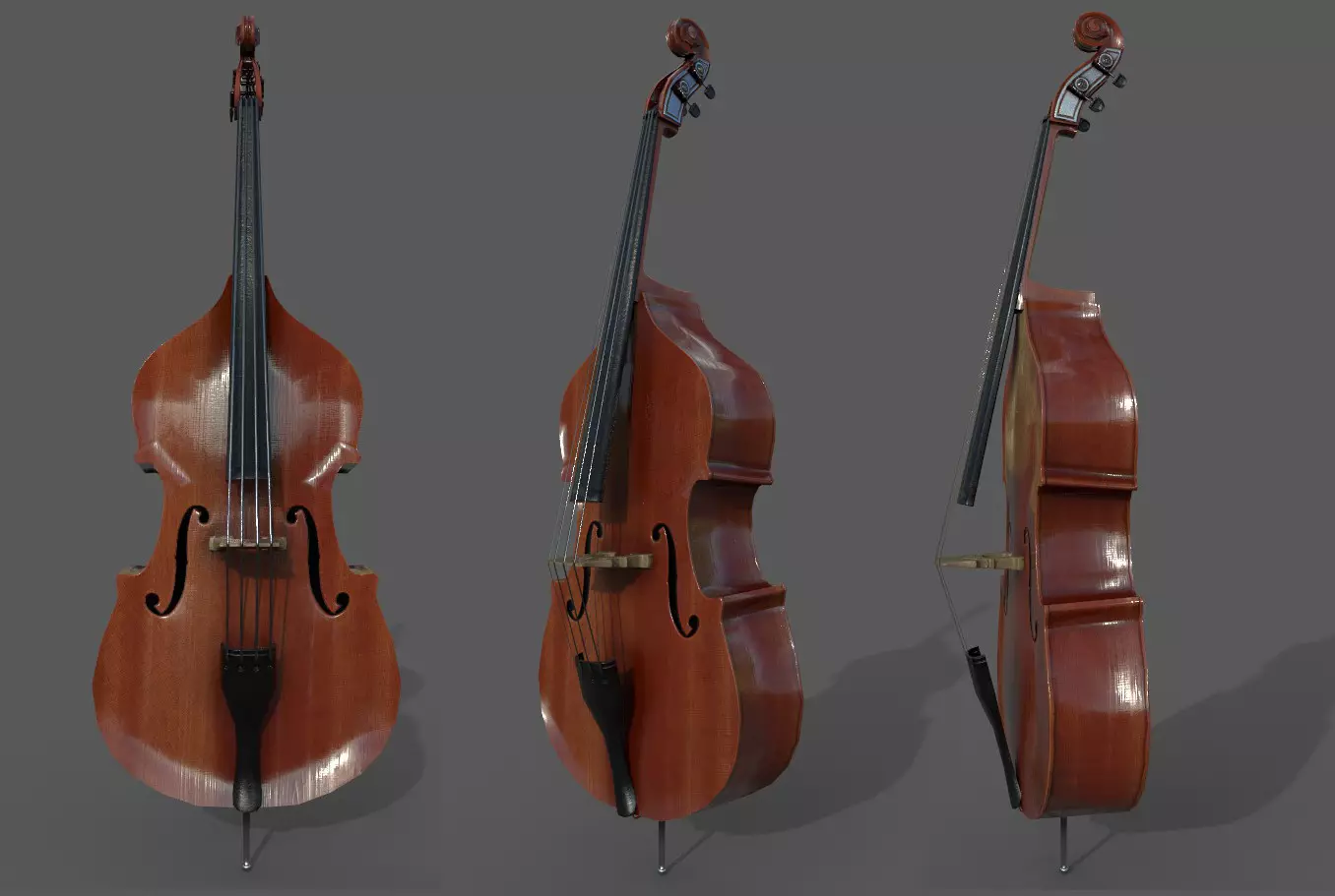 Double bass (47 photos): What is it and what does the string jammer musical instrument look like? How many strings and what sound? Electro-contrambas and others, sizes and game 25589_12
