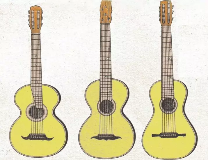Северийн гитар (35 зураг): Зургаан мөрөөс 7 мөрний гитарын ялгаа нь юу вэ? Гитарын сургалт 7 мөр, сонгодог болон бусад гитар 25596_6