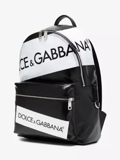 Dolce & Gabbana Backpacks: Abagore n'abagabo, Abagabo, Umukara n'Umutuku, Uruhu rwaka Nigute ushobora gutandukanya umwimerere uhereye kuri kopi? 2559_13