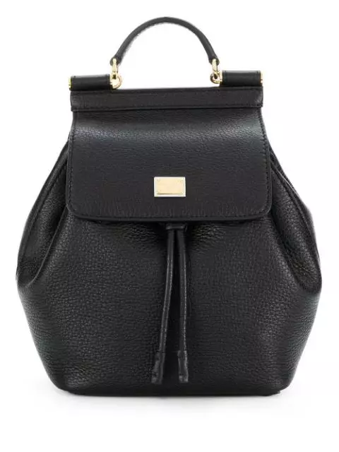 DOLCE & Gabbana Backpacks: ເພດຍິງແລະຜູ້ຊາຍ, ສີດໍາແລະສີແດງແລະສີແດງ, ກະເປົາເປ້ແລະແບບອື່ນໆ. ວິທີການຈໍາແນກຕົ້ນສະບັບຈາກສໍາເນົາ? 2559_18