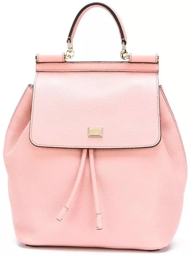 DOLCE & Gabbana Backpacks: ເພດຍິງແລະຜູ້ຊາຍ, ສີດໍາແລະສີແດງແລະສີແດງ, ກະເປົາເປ້ແລະແບບອື່ນໆ. ວິທີການຈໍາແນກຕົ້ນສະບັບຈາກສໍາເນົາ? 2559_24