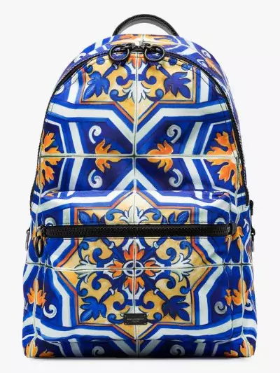 Dolce＆Gabbana Backpacks：女性和男士，黑色和红色，皮革背包袋和其他型号。如何区分原始副本？ 2559_6