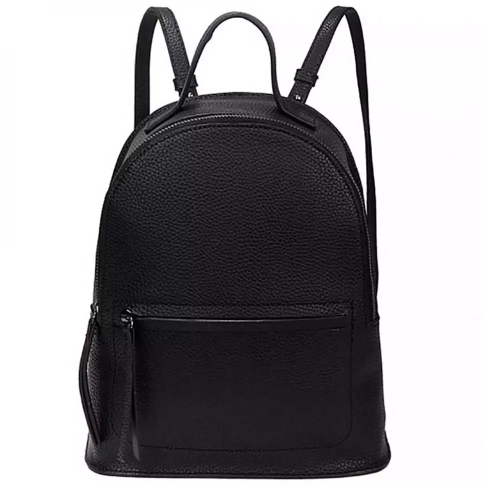 Black Backpacks (75 fotografija): Ženski modeli, male i velike, ruksak vrećice i moderan redovni lanac naprtnjače, s natpisom i monofoni 2567_3