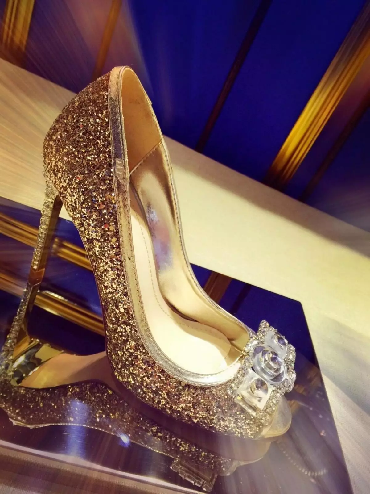 Zapatos de ouro (46 fotos): que usar zapatos de cor dourado, con que medias para combinar 2570_21