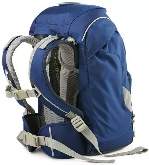 Backpacks na baya (106 hotuna): Bagge-baya na baya ga yara da kan ƙafafun, ƙananan da babba, fata da filastik, tare da allo kuma ba tare da 2573_21